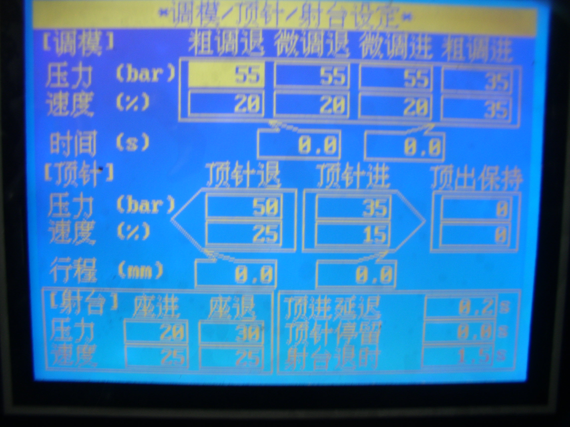 注塑机使用说明